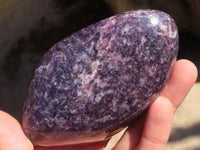 Polished Purple Lepidolite Free Forms  x 6 From Zimbabwe