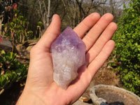 Natural Single Jacaranda Amethyst Crystals x 12 From Mumbwe, Zambia