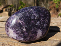 Polished Purple Lepidolite Free Forms  x 6 From Zimbabwe