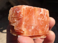 Natural New Sunset Orange Calcite Specimens  x 24 From Spitzkop, Namibia