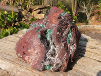 Natural Drusy Coated Ball Malachite On Dolomite Specimen  x 1 From Likasi, Congo