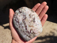 Polished Rubellite Pink Tourmaline Matrix Standing Free Forms x 2 From Madagascar