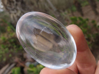 Polished Clear Quartz Galet / Palm Stones x 18 From Madagascar