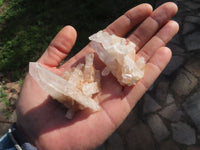 Natural Small Mixed Quartz Clusters x 35 From Madagascar - TopRock