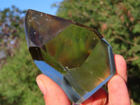 Polished  Aqua Silica Standing Free Forms x 4 From South Africa - TopRock