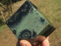 Polished Stromatolite / Kambamba Jasper Cubes (Corners Cut To Stand) x 4 From Katsepy, Madagascar - TopRock