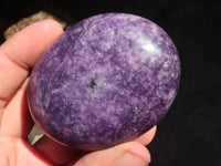 Polished Purple Lepidolite Free Forms  x 6 From Zimbabwe