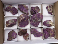 Natural Rough Purpurite Cobbed Specimens  x 15 From Namibia - TopRock