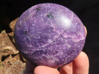 Polished Purple Lepidolite Free Forms  x 6 From Zimbabwe