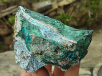 Natural Dioptase In Matrix Specimens  x 7 From Grootfontein, Namibia