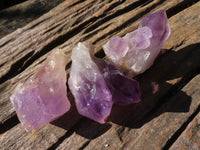 Natural Jacaranda Amethyst Crystals & Clusters  x 12 From Mumbwa, Zambia - Toprock Gemstones and Minerals 