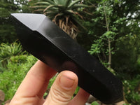 Polished Black Basalt Double Terminated Points  x 4 From Madagascar - TopRock