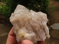 Natural Cascading White Phantom Quartz Crystal Clusters  x 6 From Luena, Congo - TopRock