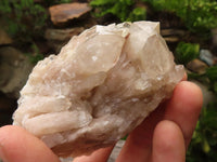 Natural Cascading White Phantom Quartz Crystal Clusters  x 6 From Luena, Congo - TopRock