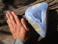 Polished Blue Lace Agate Free Form  x 1 From Nsanje, Malawi - Toprock Gemstones and Minerals 