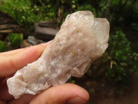 Natural Cascading White Phantom Quartz Crystal Clusters  x 6 From Luena, Congo - TopRock