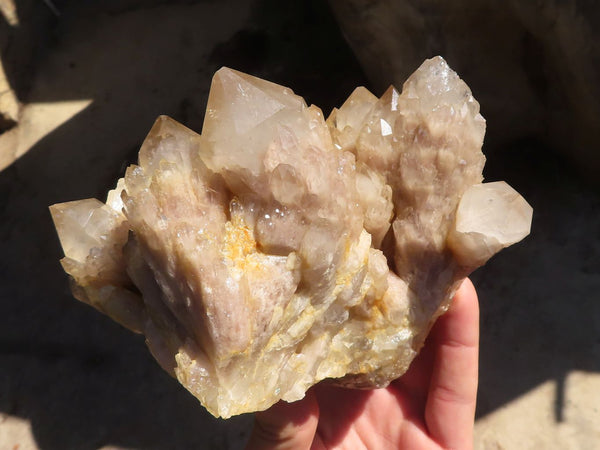 Natural Cascading Smokey Quartz Cluster  x 1 From Luena, Congo