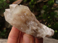 Natural Cascading White Phantom Quartz Crystal Clusters  x 6 From Luena, Congo - TopRock