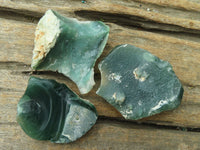 Natural Emerald Mtorolite Plates x 35 From Mutorashanga, Zimbabwe