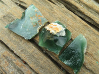 Natural Emerald Mtorolite Plates x 35 From Mutorashanga, Zimbabwe