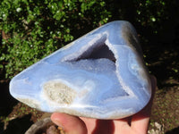 Polished Blue Lace Agate Free Form  x 1 From Nsanje, Malawi - Toprock Gemstones and Minerals 