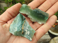 Natural Emerald Mtorolite Plates x 35 From Mutorashanga, Zimbabwe