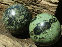 Polished Stromatolite / Kambamba Jasper Spheres  x 3 From Madagascar - TopRock