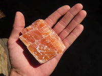 Natural New Sunset Orange Calcite Specimens  x 12 From Spitzkop, Namibia