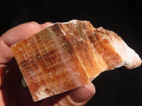 Natural New Sunset Orange Calcite Specimens  x 12 From Spitzkop, Namibia