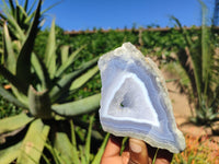 Polished One Side Polished Blue Lace Agate Specimens  x 6 From Nsanje, Malawi - Toprock Gemstones and Minerals 