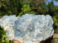 Natural Blue Celestite Crystal Specimens  x 3 From Sakoany, Madagascar - Toprock Gemstones and Minerals 