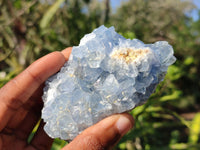 Natural Blue Celestite Crystal Specimens  x 3 From Sakoany, Madagascar - Toprock Gemstones and Minerals 