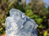 Natural Blue Celestite Crystal Specimens  x 3 From Sakoany, Madagascar - Toprock Gemstones and Minerals 