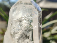 Polished Large Clear Quartz Points With Rainbow Veils In Some  x 6 From Madagascar - Toprock Gemstones and Minerals 