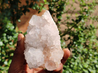 Natural White Spirit Quartz Clusters  x 6 From Boekenhouthoek, South Africa - Toprock Gemstones and Minerals 