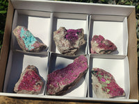 Natural Pink Salrose Cobaltion Dolomite Specimens  x 12 From Kakanda, Congo - Toprock Gemstones and Minerals 