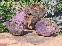 Natural Large Metallic Purpurite Specimens  x 2 From Erongo, Namibia - Toprock Gemstones and Minerals 