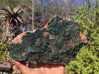 Natural Crystalline Micro Botryoidal Malachite Specimen  x 1 From Congo - Toprock Gemstones and Minerals 