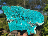 Natural Blue Silica Chrysocolla Specimens  x 2 From Congo - Toprock Gemstones and Minerals 