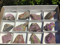 Natural Rough Stichtite & Serpentine Specimens  x 12 From Barberton, South Africa - Toprock Gemstones and Minerals 