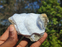 Natural Blue Lace Agate Geode Specimens  x 12 From Nsanje, Malawi - Toprock Gemstones and Minerals 