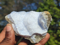 Natural Blue Lace Agate Geode Specimens  x 12 From Nsanje, Malawi - Toprock Gemstones and Minerals 