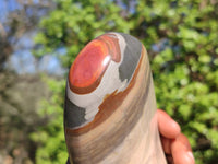 Polished Polychrome / Picasso Jasper Standing Free Forms  x 2 From Madagascar - Toprock Gemstones and Minerals 