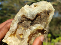 Natural Golden Limonite / Lemonite Quartz Clusters  x 12 From Zambia - Toprock Gemstones and Minerals 