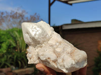 Natural White Candle Quartz Specimens  x 4 From Madagascar - Toprock Gemstones and Minerals 