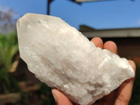 Natural White Candle Quartz Specimens  x 4 From Madagascar - Toprock Gemstones and Minerals 