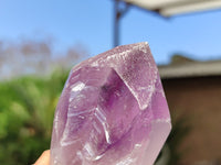 Natural Single Jacaranda Amethyst Crystals  x 12 From Zambia - Toprock Gemstones and Minerals 