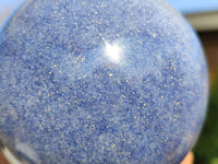 Polished Blue Lazulite Spheres  x 2 From Madagascar - Toprock Gemstones and Minerals 