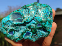 Polished Flower Banded Malachite Free Forms  x 3 From Congo - Toprock Gemstones and Minerals 