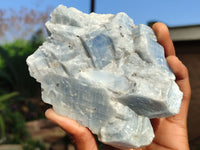 Natural Sky Blue Calcite Specimens With Hematite Spots  x 6 From Spitzkop, Namibia - Toprock Gemstones and Minerals 